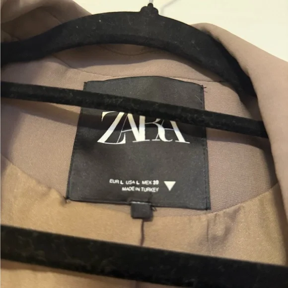 Zara Women's Brown Cropped Blazer - Picture 2 of 5